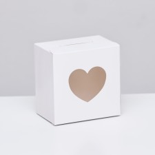 Box the team, white, 10 x 10 x 6.5 cm