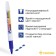 Marker for white boards 2.0 mm, Crown Multi Board Slim, bullet, blue