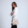 Clamp bag on the farmar, beige color