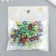 Beads for creativity plastic "Color cylindrics" set 20 grams 0.6x0.9x0.9 cm