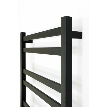 Electric towel Grois Bruno, 500x800 mm, 8 crossbars, lower, black-3