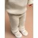 Knot -knitted suit Amarobaby Noodles, height 80 cm, milk color