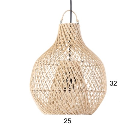 Ceiling Lamp from Rotan "Angi", 1 × 120 W, E27, 30 × 30 × 35 cm-3
