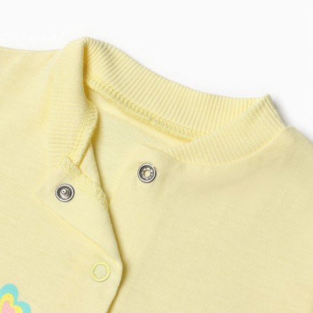 Overalls for girls, yellow color, height 80 cm-1