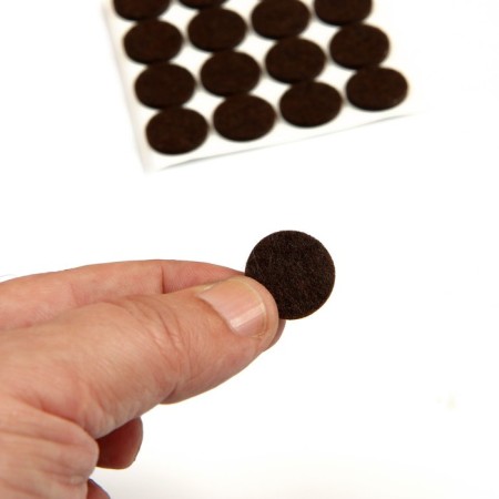 Furniture tundra, d = 19 mm, round, brown, 32 pcs.-4