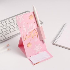 A handle on a postcard with a paper block Queen of Winter, 20 sheets