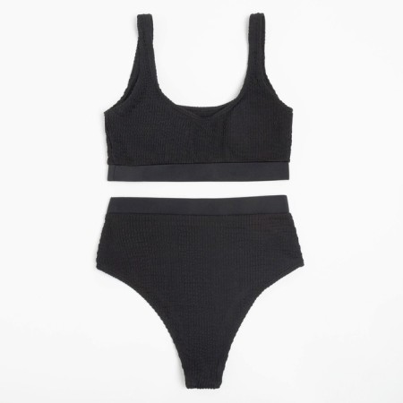 Separate Minaku women's swimsuit with a top color black, size 46-6