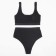 Separate Minaku women's swimsuit with a top color black, size 46