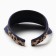 Feminine visor minaku "leopard" color dark blue, rn 56-58