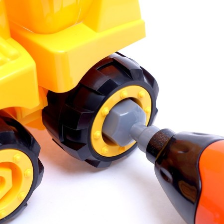 Constructor "Truck" with an electric screwdriver, 22 details-3