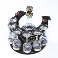 Baroque baro-bar of baroque, decanter, 6 glasses