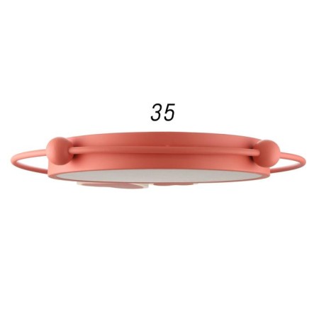 Lamp with PDU 1767/3 LED 50W 3000-6000k Dimmer Pink 48x54x6 cm Bayerlux-5