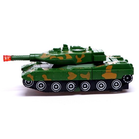 The Tank robot is transformed, light and sound effects, it works from batteries-2