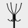 Floor hanger "Comfort" (VK4/h), 60 × 60 × 180 cm, black color