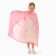 Carnival cloak, satin, pink color, length 85 cm
