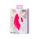 Liner in panties with vacuum-wave stimulation Jos Pimpit, silicone, pink, 9 cm