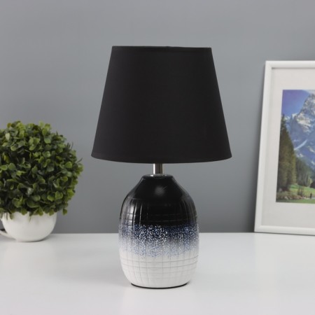 Table lamp "Fang" 1x40W E14 black/white 19.5x19.5x35cm