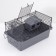 Mini cell for rodents "Pijon" No. 1-1, with filling, 27 x 15 x 13 cm, gray