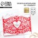 Wedding invitation “To our wedding” (red color), 18.4 x 13 cm