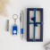 Gift set 3v1 (pen, nippers, blue flashlight) mix