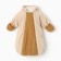 The envelope is insulated for newborns, Latte color, height 62 cm