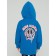 Sweatshirt for girls, height 98 cm, blue color