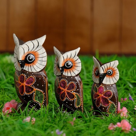 Souvenir set tree "Owls" 15x4x20 cm-2