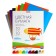 Colored paper A4, 10 colors, 10 sheets, erichkrause, bilateral, coated, in the folder, density 80 g/m2, crafts of crafts