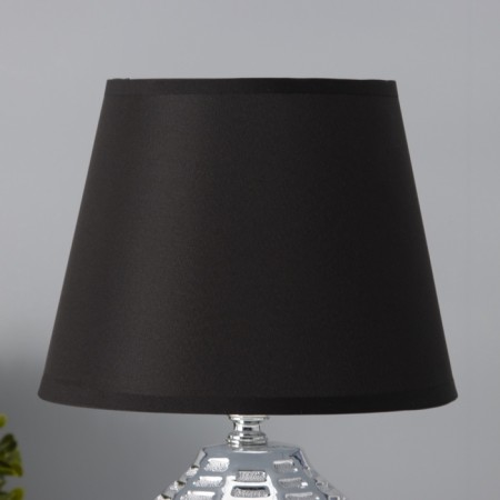 Traffic lamp with lampshade Risalux "Mirana", E14, 40 W, black-chromium, 20 × 20 × 33 cm-2