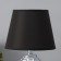 Traffic lamp with lampshade Risalux "Mirana", E14, 40 W, black-chromium, 20 × 20 × 33 cm