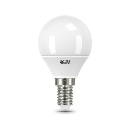 LED LED ELEMENTARY 8W ball 3000K TEP. Bel. E14 520lm Gauss 53118-1