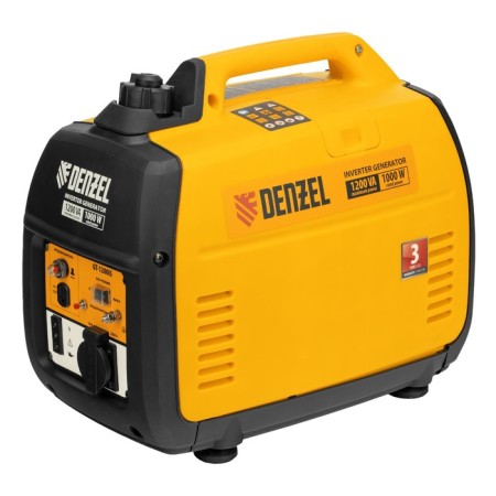 Inverter generator Denzel 94701, GT-1200IS, 1.2 kW, 230 V, BAC 2.4 L, manual start