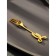 Fruit plugs "Bant", length 12.5 cm, 6 pcs, gold color