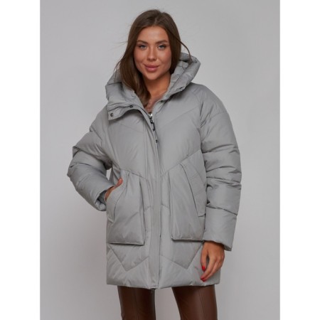 Winter jacket, size 48, light-gray color-10