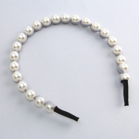 Hair rim with pearls New Year's "For You" for the New Year-3