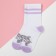 Children's socks KAFTAN "Caticorn", size 16-18, white color