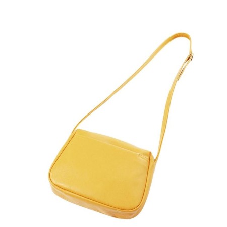 Cross-Bodi bag, lightning department, yellow color 21x7x20cm-1