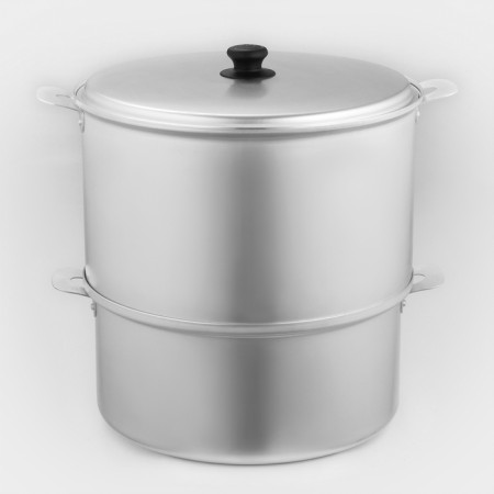 Manti-Kazan, 10 l, with 4 discs, metal cover