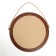 Wall mirror "Captain", dark, d = 57 cm