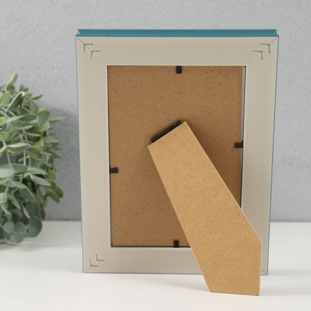 Photo frame plastic 10x15 cm "Amalia" with a white strip 15x20 cm-4