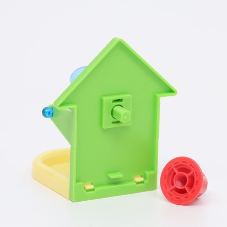 Игрушка-кормушка для птиц с зеркальцем, 9,8 х 5,7 х 8 см, микс цветов-2