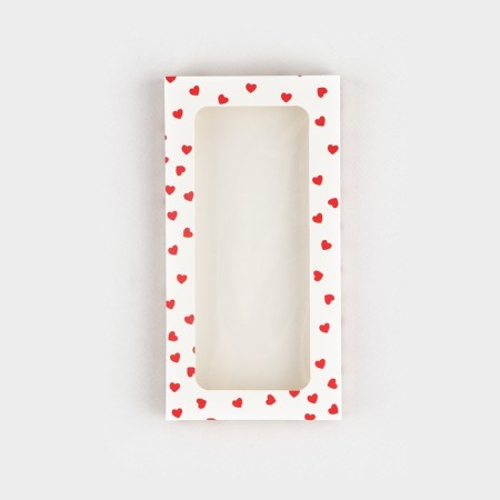 Box for chocolate "from the heart", with a window, 17.3 × 8.8 × 1.5 cm-1