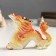 Souvenir Ceramics "Chinese Fiery Dragon - Ryk" with gold 5x12x9 cm