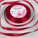 Satin tape, 10 mm × 23 ± 1 m, deep red color No. 33