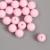 Beads for creativity plastic "Pale pink" matte d = 1.2 cm set 20 g