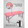 Cosmetological couch Strong SV, size 190 × 70 × 73 cm, pink color