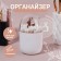 Organizer for storage "Deer", with a lid, D - 7 × 11 cm, white/transparent color