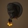 Sconces "gorilla" 3he27 40W gray51.5x51.5x32cm