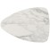 Commerce table "Trio Mini", 695 × 500 × 418 mm, color white marble