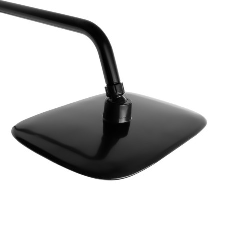 The shower system Zein Z3869, mixer, tropical and hand watering can, aluminum, black-8